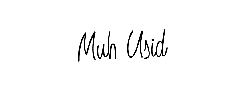 How to Draw Muh Usid signature style? Angelique-Rose-font-FFP is a latest design signature styles for name Muh Usid. Muh Usid signature style 5 images and pictures png