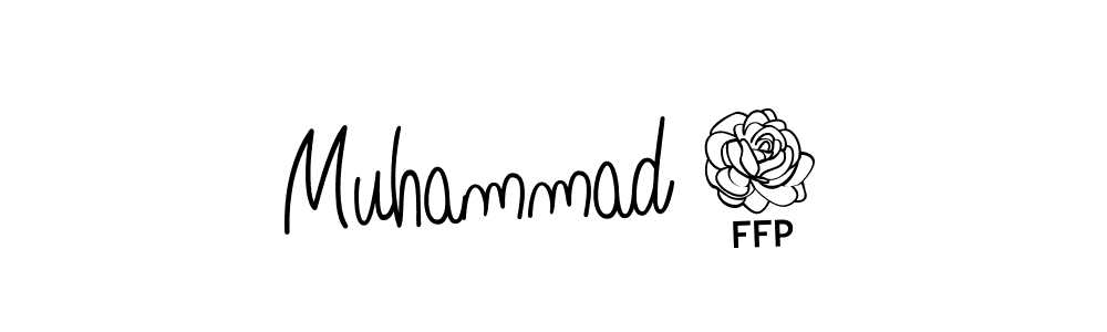 Use a signature maker to create a handwritten signature online. With this signature software, you can design (Angelique-Rose-font-FFP) your own signature for name Muhammad 6. Muhammad 6 signature style 5 images and pictures png