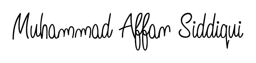 The Angelique-Rose-font-FFP font transforms the name Muhammad Affan Siddiqui into an executive sign with sharp precision and distinguished character. Muhammad Affan Siddiqui signature style 5 images and pictures png