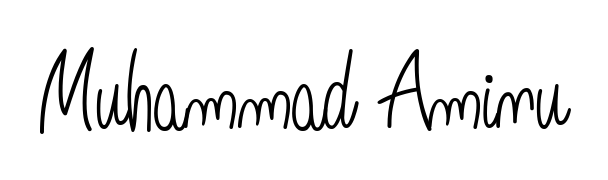 Use a signature maker to create a handwritten signature online. With this signature software, you can design (Angelique-Rose-font-FFP) your own signature for name Muhammad Aminu. Muhammad Aminu signature style 5 images and pictures png