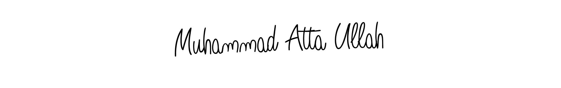 Make a beautiful signature design for name Muhammad Atta Ullah. Use this online signature maker to create a handwritten signature for free. Muhammad Atta Ullah signature style 5 images and pictures png