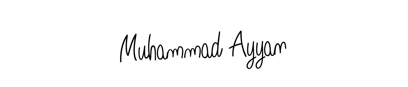 Muhammad Ayyan stylish signature style. Best Handwritten Sign (Angelique-Rose-font-FFP) for my name. Handwritten Signature Collection Ideas for my name Muhammad Ayyan. Muhammad Ayyan signature style 5 images and pictures png