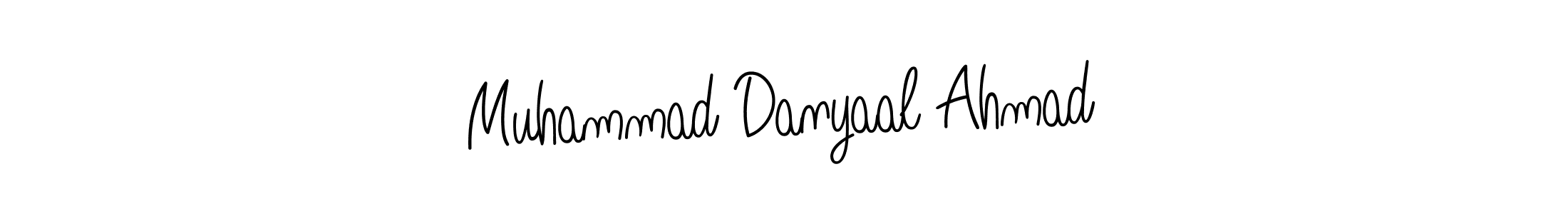 Also we have Muhammad Danyaal Ahmad name is the best signature style. Create professional handwritten signature collection using Angelique-Rose-font-FFP autograph style. Muhammad Danyaal Ahmad signature style 5 images and pictures png