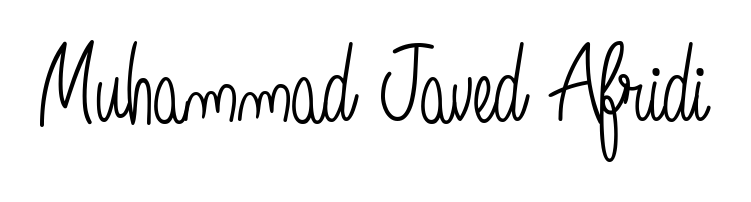 A modern signature idea for name Muhammad Javed Afridi using Angelique-Rose-font-FFP font. Clean strokes and elegant curves make it stand out instantly. Muhammad Javed Afridi signature style 5 images and pictures png