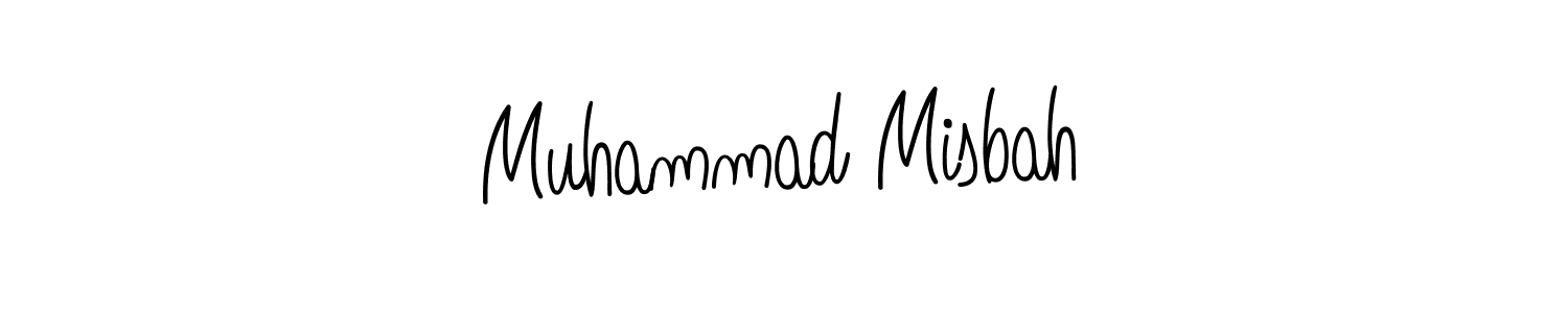Also we have Muhammad Misbah name is the best signature style. Create professional handwritten signature collection using Angelique-Rose-font-FFP autograph style. Muhammad Misbah signature style 5 images and pictures png
