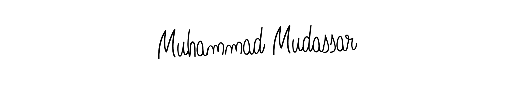 Muhammad Mudassar stylish signature style. Best Handwritten Sign (Angelique-Rose-font-FFP) for my name. Handwritten Signature Collection Ideas for my name Muhammad Mudassar. Muhammad Mudassar signature style 5 images and pictures png