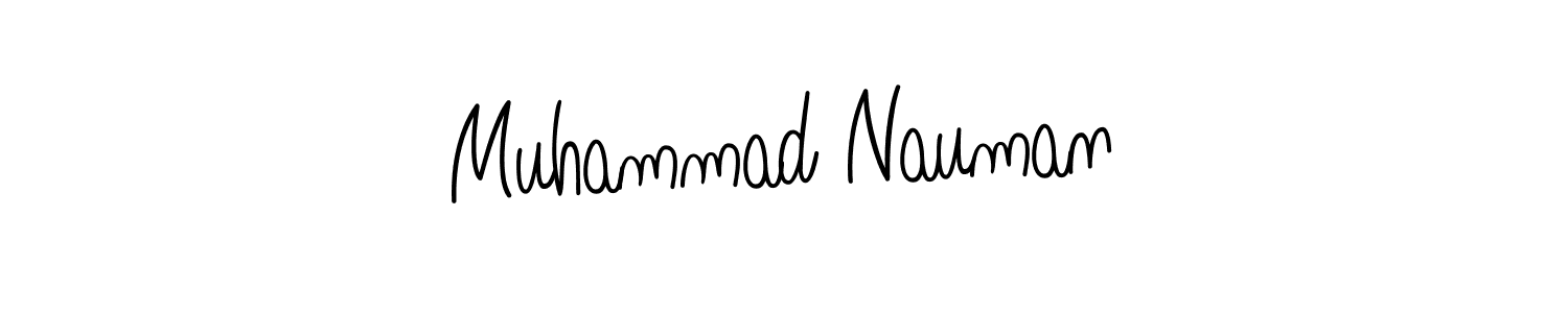 How to make Muhammad Nauman signature? Angelique-Rose-font-FFP is a professional autograph style. Create handwritten signature for Muhammad Nauman name. Muhammad Nauman signature style 5 images and pictures png