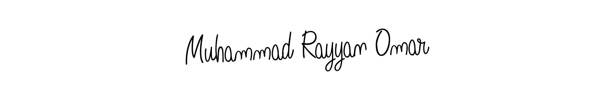 Angelique-Rose-font-FFP is a professional signature style that is perfect for those who want to add a touch of class to their signature. It is also a great choice for those who want to make their signature more unique. Get Muhammad Rayyan Omar name to fancy signature for free. Muhammad Rayyan Omar signature style 5 images and pictures png