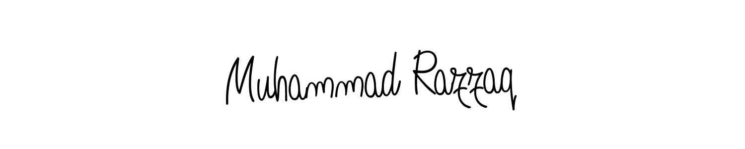 Once you've used our free online signature maker to create your best signature Angelique-Rose-font-FFP style, it's time to enjoy all of the benefits that Muhammad Razzaq name signing documents. Muhammad Razzaq signature style 5 images and pictures png