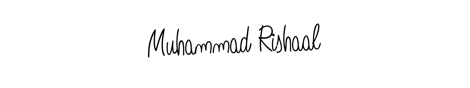 Create a beautiful signature design for name Muhammad Rishaal. With this signature (Angelique-Rose-font-FFP) fonts, you can make a handwritten signature for free. Muhammad Rishaal signature style 5 images and pictures png