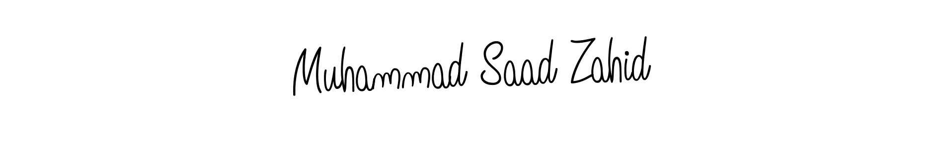 Make a short Muhammad Saad Zahid signature style. Manage your documents anywhere anytime using Angelique-Rose-font-FFP. Create and add eSignatures, submit forms, share and send files easily. Muhammad Saad Zahid signature style 5 images and pictures png