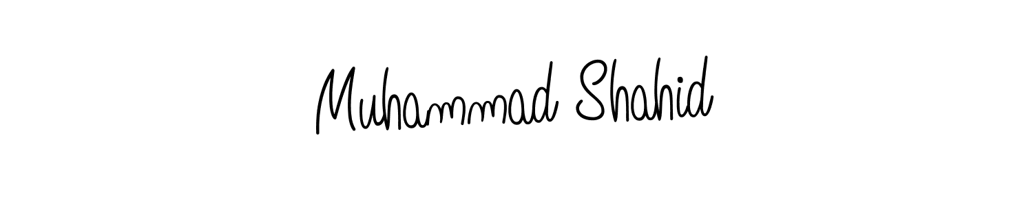 Once you've used our free online signature maker to create your best signature Angelique-Rose-font-FFP style, it's time to enjoy all of the benefits that Muhammad Shahid name signing documents. Muhammad Shahid signature style 5 images and pictures png