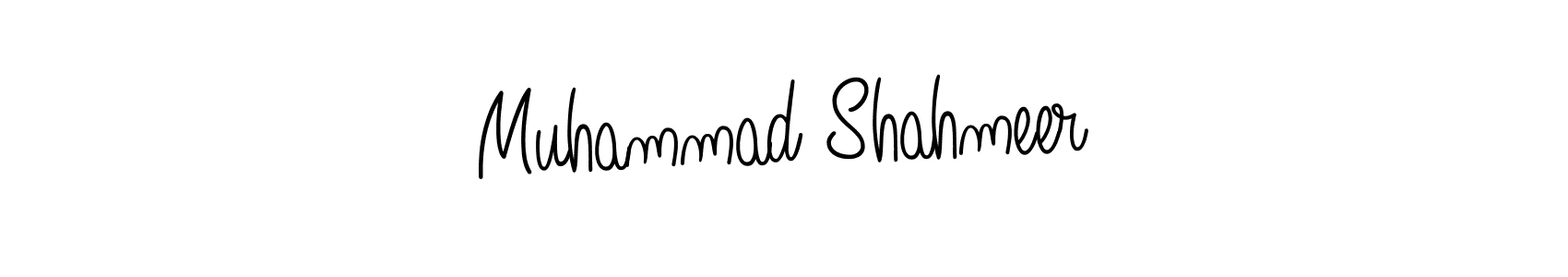Create a beautiful signature design for name Muhammad Shahmeer. With this signature (Angelique-Rose-font-FFP) fonts, you can make a handwritten signature for free. Muhammad Shahmeer signature style 5 images and pictures png