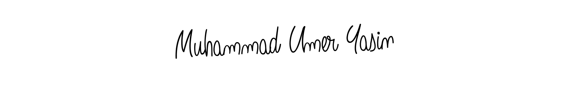 How to make Muhammad Umer Yasin name signature. Use Angelique-Rose-font-FFP style for creating short signs online. This is the latest handwritten sign. Muhammad Umer Yasin signature style 5 images and pictures png