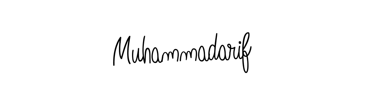 How to make Muhammadarif signature? Angelique-Rose-font-FFP is a professional autograph style. Create handwritten signature for Muhammadarif name. Muhammadarif signature style 5 images and pictures png