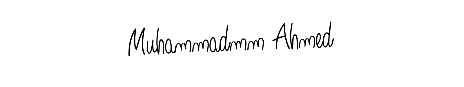 Muhammadmm Ahmed stylish signature style. Best Handwritten Sign (Angelique-Rose-font-FFP) for my name. Handwritten Signature Collection Ideas for my name Muhammadmm Ahmed. Muhammadmm Ahmed signature style 5 images and pictures png