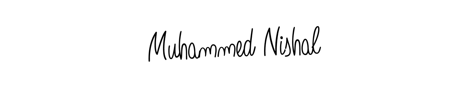 Muhammed Nishal stylish signature style. Best Handwritten Sign (Angelique-Rose-font-FFP) for my name. Handwritten Signature Collection Ideas for my name Muhammed Nishal. Muhammed Nishal signature style 5 images and pictures png