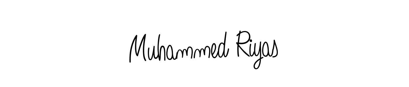Design your own signature with our free online signature maker. With this signature software, you can create a handwritten (Angelique-Rose-font-FFP) signature for name Muhammed Riyas. Muhammed Riyas signature style 5 images and pictures png