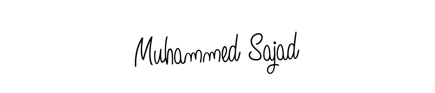 Create a beautiful signature design for name Muhammed Sajad. With this signature (Angelique-Rose-font-FFP) fonts, you can make a handwritten signature for free. Muhammed Sajad signature style 5 images and pictures png