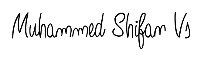 A stylish, flowing autograph style designed for name Muhammed Shifan Vs using Angelique-Rose-font-FFP typography. Perfect for digital creative projects. Muhammed Shifan Vs signature style 5 images and pictures png
