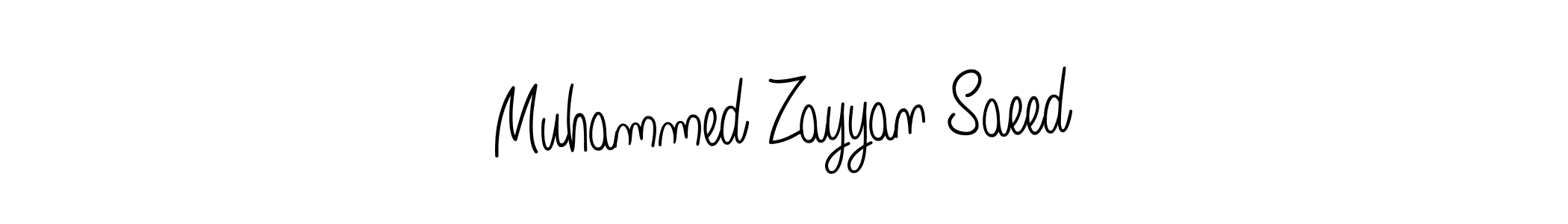 Make a beautiful signature design for name Muhammed Zayyan Saeed. Use this online signature maker to create a handwritten signature for free. Muhammed Zayyan Saeed signature style 5 images and pictures png