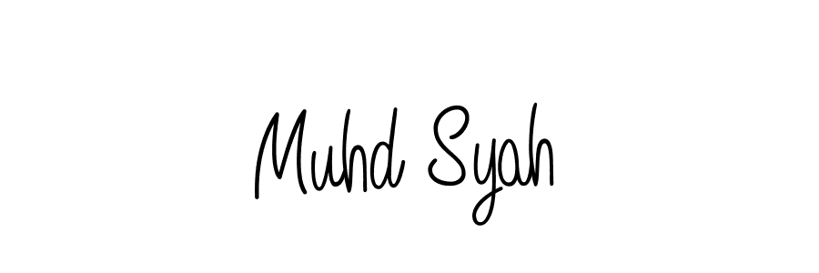Muhd Syah stylish signature style. Best Handwritten Sign (Angelique-Rose-font-FFP) for my name. Handwritten Signature Collection Ideas for my name Muhd Syah. Muhd Syah signature style 5 images and pictures png