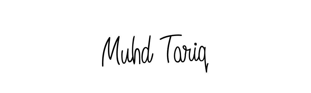 Make a beautiful signature design for name Muhd Tariq. With this signature (Angelique-Rose-font-FFP) style, you can create a handwritten signature for free. Muhd Tariq signature style 5 images and pictures png