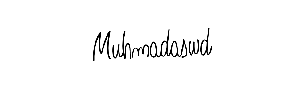 The best way (Angelique-Rose-font-FFP) to make a short signature is to pick only two or three words in your name. The name Muhmadaswd include a total of six letters. For converting this name. Muhmadaswd signature style 5 images and pictures png