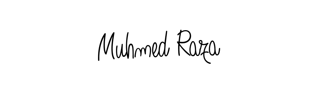 Design your own signature with our free online signature maker. With this signature software, you can create a handwritten (Angelique-Rose-font-FFP) signature for name Muhmed Raza. Muhmed Raza signature style 5 images and pictures png