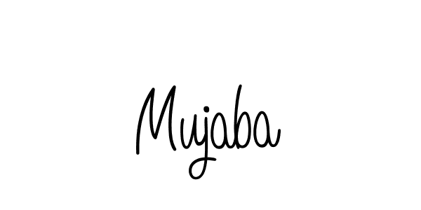 Mujaba stylish signature style. Best Handwritten Sign (Angelique-Rose-font-FFP) for my name. Handwritten Signature Collection Ideas for my name Mujaba. Mujaba signature style 5 images and pictures png