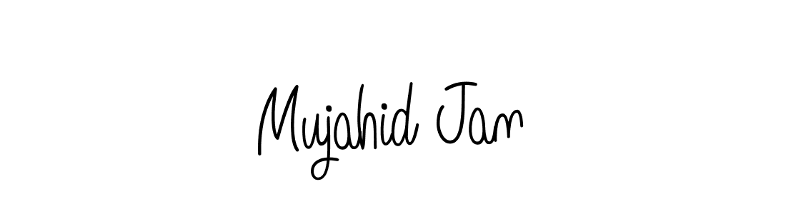 Also we have Mujahid Jan name is the best signature style. Create professional handwritten signature collection using Angelique-Rose-font-FFP autograph style. Mujahid Jan signature style 5 images and pictures png