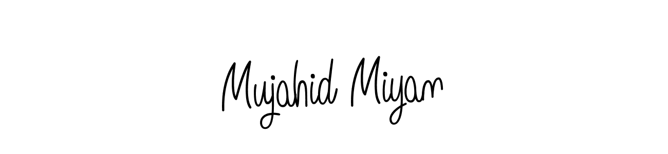 Angelique-Rose-font-FFP is a professional signature style that is perfect for those who want to add a touch of class to their signature. It is also a great choice for those who want to make their signature more unique. Get Mujahid Miyan name to fancy signature for free. Mujahid Miyan signature style 5 images and pictures png