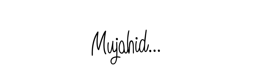 if you are searching for the best signature style for your name Mujahid.... so please give up your signature search. here we have designed multiple signature styles  using Angelique-Rose-font-FFP. Mujahid... signature style 5 images and pictures png