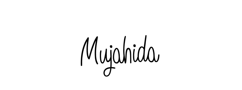 Also we have Mujahida name is the best signature style. Create professional handwritten signature collection using Angelique-Rose-font-FFP autograph style. Mujahida signature style 5 images and pictures png