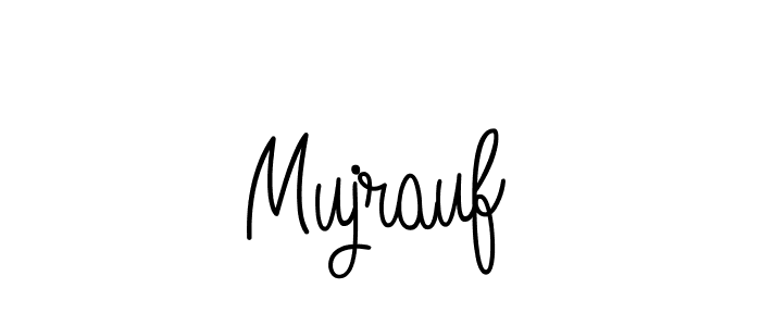 if you are searching for the best signature style for your name Mujrauf. so please give up your signature search. here we have designed multiple signature styles  using Angelique-Rose-font-FFP. Mujrauf signature style 5 images and pictures png