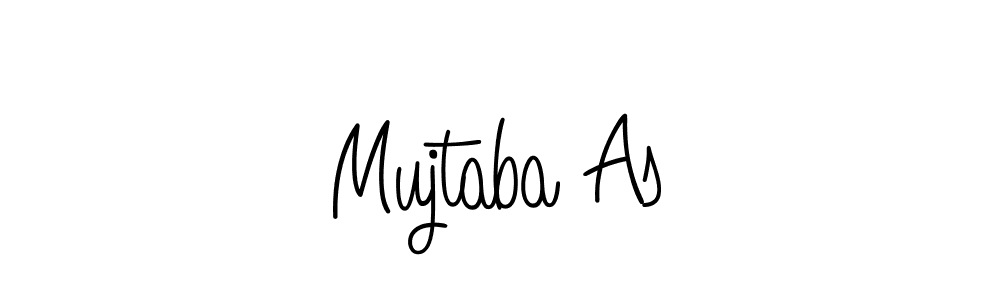 Also You can easily find your signature by using the search form. We will create Mujtaba As name handwritten signature images for you free of cost using Angelique-Rose-font-FFP sign style. Mujtaba As signature style 5 images and pictures png