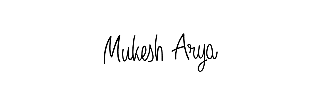 It looks lik you need a new signature style for name Mukesh Arya. Design unique handwritten (Angelique-Rose-font-FFP) signature with our free signature maker in just a few clicks. Mukesh Arya signature style 5 images and pictures png