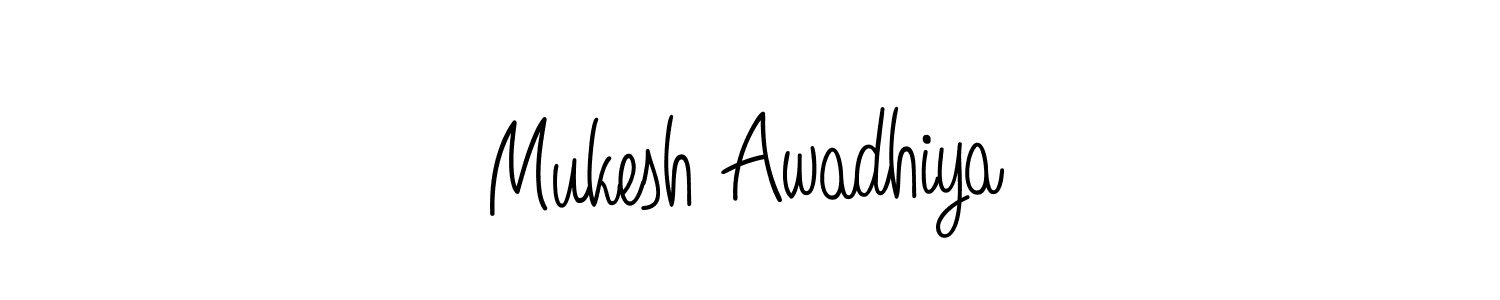 You can use this online signature creator to create a handwritten signature for the name Mukesh Awadhiya. This is the best online autograph maker. Mukesh Awadhiya signature style 5 images and pictures png