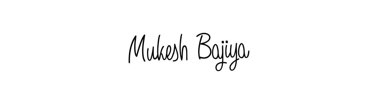 Make a beautiful signature design for name Mukesh Bajiya. Use this online signature maker to create a handwritten signature for free. Mukesh Bajiya signature style 5 images and pictures png