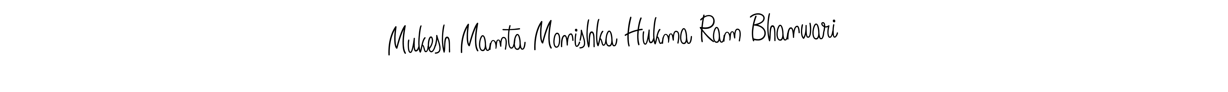 Similarly Angelique-Rose-font-FFP is the best handwritten signature design. Signature creator online .You can use it as an online autograph creator for name Mukesh Mamta Monishka Hukma Ram Bhanwari. Mukesh Mamta Monishka Hukma Ram Bhanwari signature style 5 images and pictures png