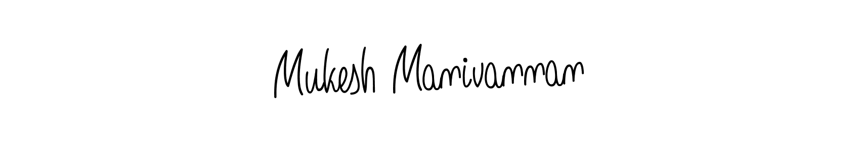 It looks lik you need a new signature style for name Mukesh Manivannan. Design unique handwritten (Angelique-Rose-font-FFP) signature with our free signature maker in just a few clicks. Mukesh Manivannan signature style 5 images and pictures png