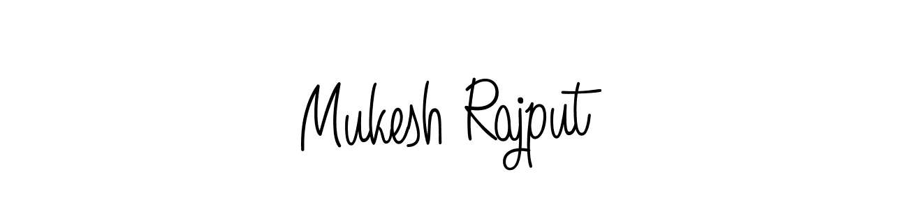 Also we have Mukesh Rajput name is the best signature style. Create professional handwritten signature collection using Angelique-Rose-font-FFP autograph style. Mukesh Rajput signature style 5 images and pictures png