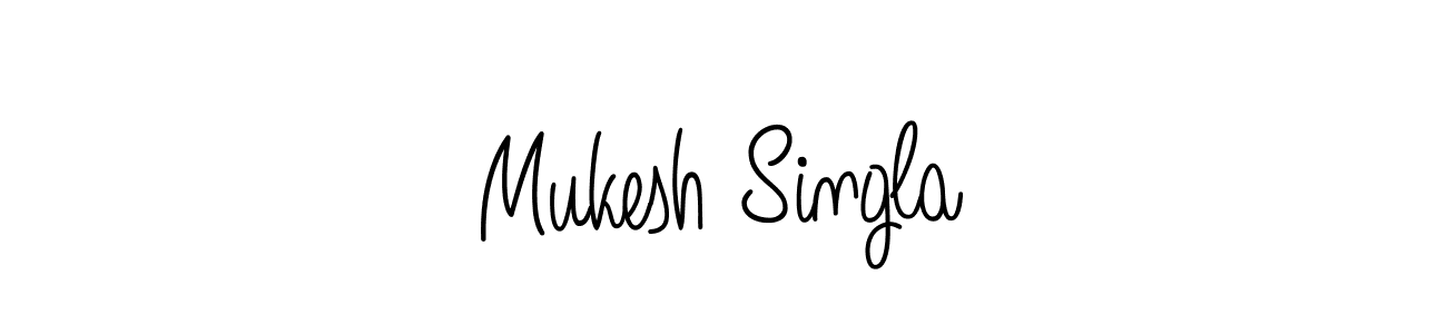 Best and Professional Signature Style for Mukesh Singla. Angelique-Rose-font-FFP Best Signature Style Collection. Mukesh Singla signature style 5 images and pictures png
