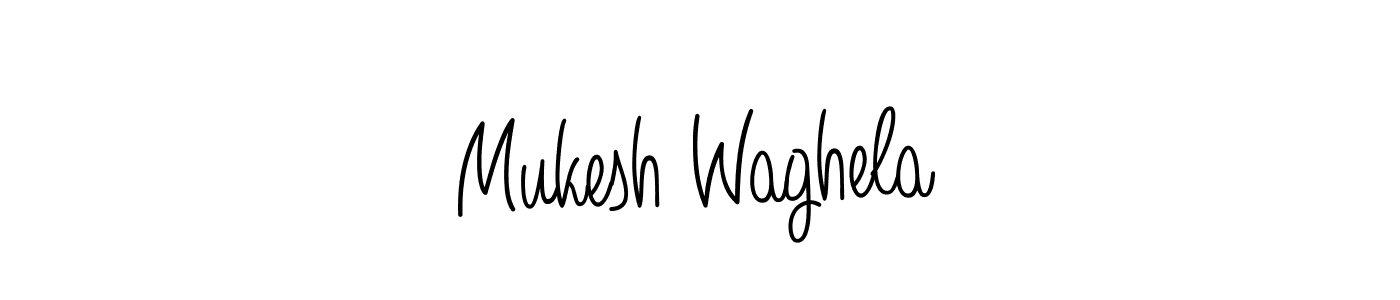 Make a beautiful signature design for name Mukesh Waghela. Use this online signature maker to create a handwritten signature for free. Mukesh Waghela signature style 5 images and pictures png