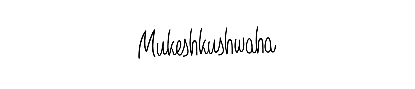 Mukeshkushwaha stylish signature style. Best Handwritten Sign (Angelique-Rose-font-FFP) for my name. Handwritten Signature Collection Ideas for my name Mukeshkushwaha. Mukeshkushwaha signature style 5 images and pictures png