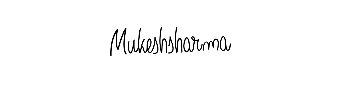 The best way (Angelique-Rose-font-FFP) to make a short signature is to pick only two or three words in your name. The name Mukeshsharma include a total of six letters. For converting this name. Mukeshsharma signature style 5 images and pictures png