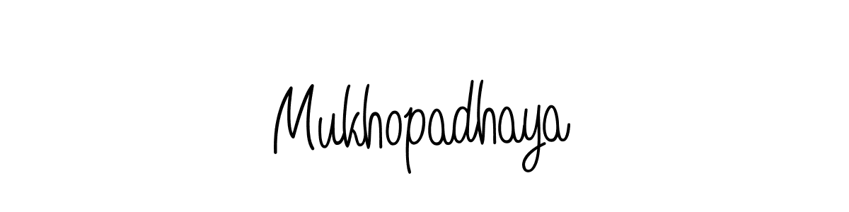 Mukhopadhaya stylish signature style. Best Handwritten Sign (Angelique-Rose-font-FFP) for my name. Handwritten Signature Collection Ideas for my name Mukhopadhaya. Mukhopadhaya signature style 5 images and pictures png