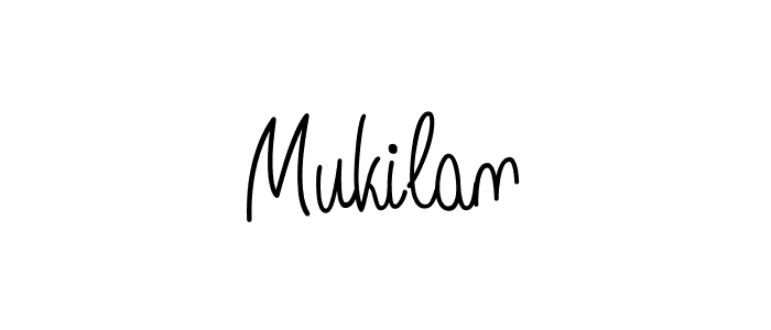 Best and Professional Signature Style for Mukilan. Angelique-Rose-font-FFP Best Signature Style Collection. Mukilan signature style 5 images and pictures png