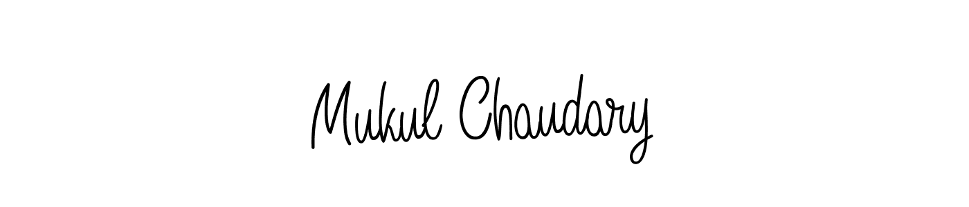 Also we have Mukul Chaudary name is the best signature style. Create professional handwritten signature collection using Angelique-Rose-font-FFP autograph style. Mukul Chaudary signature style 5 images and pictures png