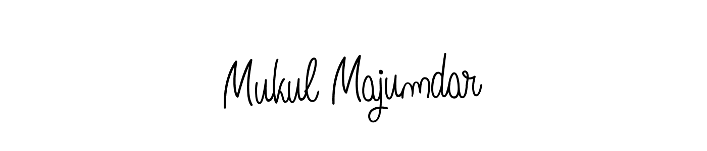 The best way (Angelique-Rose-font-FFP) to make a short signature is to pick only two or three words in your name. The name Mukul Majumdar include a total of six letters. For converting this name. Mukul Majumdar signature style 5 images and pictures png